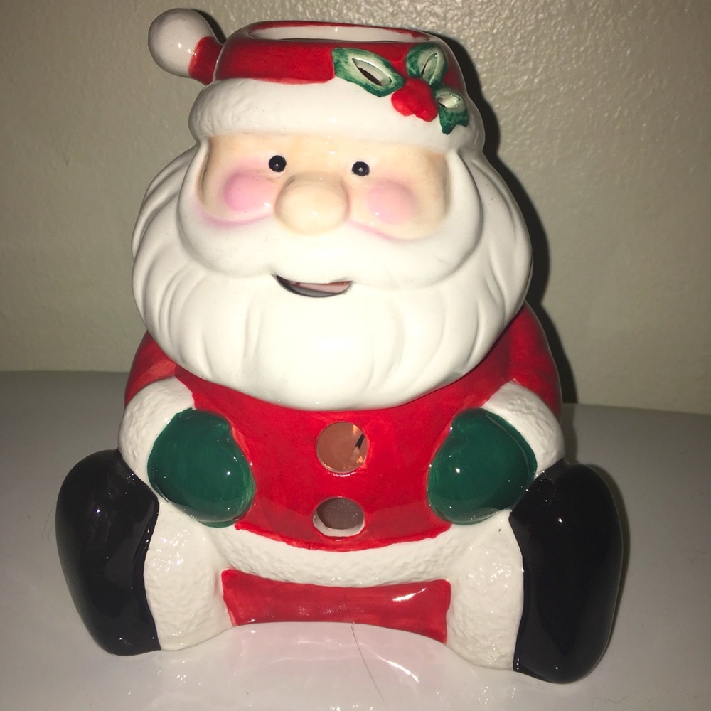 Christmas Santa Claus Candle Holder